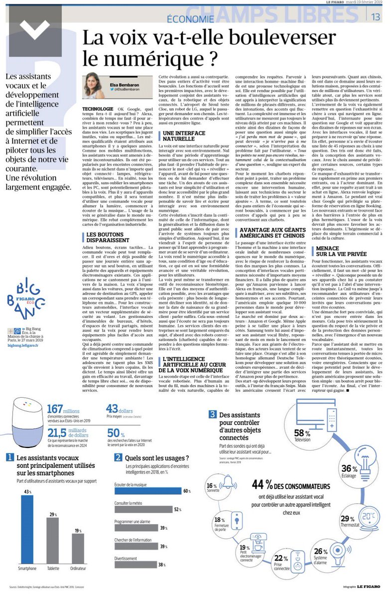 phil_rouiller's tweet photo. Demain plus besoin de claviers pour piloter vos outils numériques et autres objets connectés car la voix s'impose de plus en plus dans les interfaces hommes machines...
#IoT #usagesnum #TransfoNum https://t.co/wsqxY47dQP