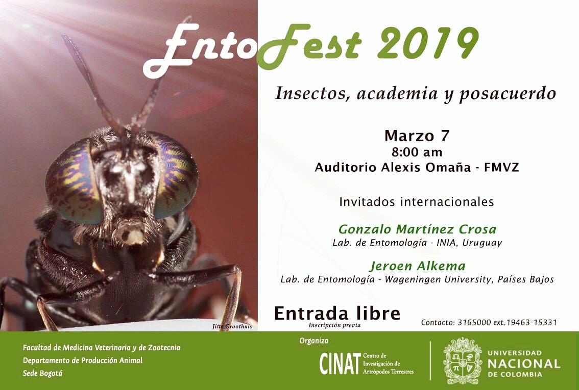 Insectcol's tweet image. Los invitamos a participar del Simposio Anual  del Centro de Investigación de Artropodos terrestres @cinat y la Facultad de Medicina Veterinaria de la @universidadnac1. Entrada libre. Inscripciones y agenda del evento: goo.gl/forms/bGpJ6PEa…
