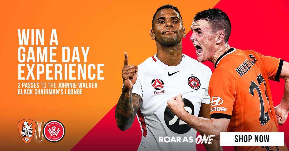 WIN A VIP GAME DAY EXPERIENCE! 🚨

Grab a piece of 2018/19 <a href="/umbro/">Umbro</a> merch from our online <a href="/rebelsport/">rebel sport</a> shop for your chance to win ✌️ tickets to our <a href="/johnniewalker/">Johnnie Walker</a> Black Chairman's Lounge!

Shop now for your chance to win: bit.ly/BRFCShop

#RoarAsOne