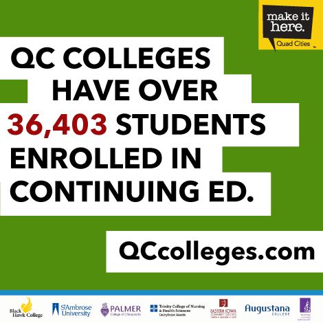 stambrose's tweet photo. Over 36,000 students in the QC are currently enrolled in continuing education. #MakeItHereQC #QCColleges #QuadCitizen #StAmbroseUniversity https://t.co/W64l8V1S8j