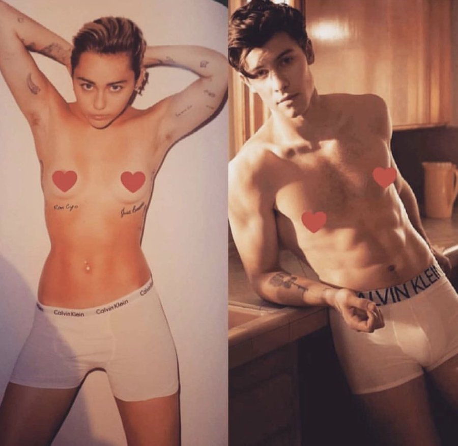 Miley Cyrus Posts Hilarious Response To Shawn Mendes's Calvin Klein Shoot  Like Lady... - Capital