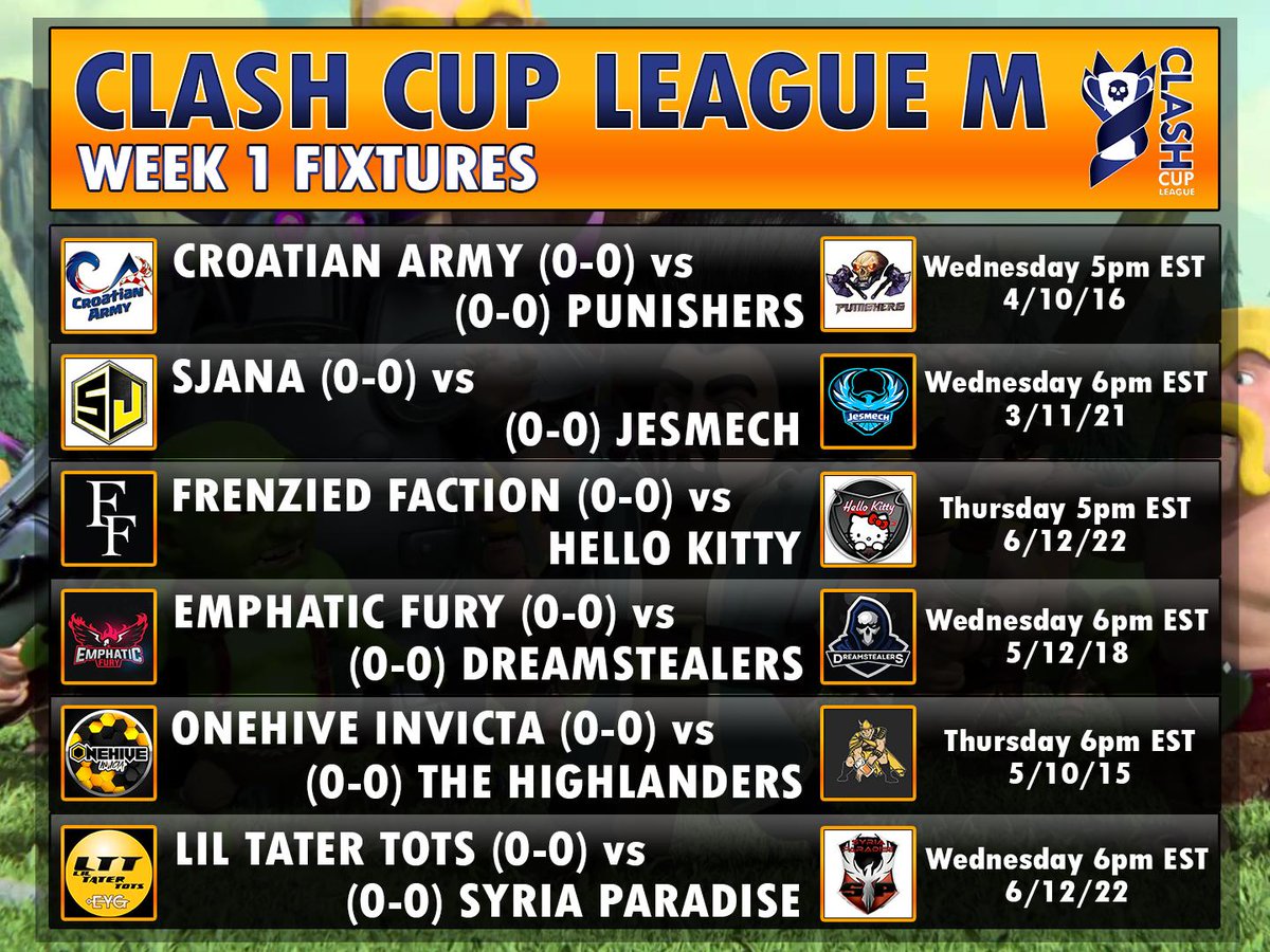 Clash Cup tweet media
