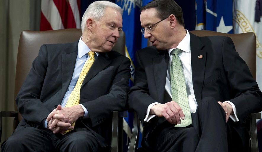 It's a pattern. They held on to 'Trust Sessions' for over eight months, until he was immediately fired after the election. They'll hold on to 'Trust Rosenstein' as long as possible until the moment he exits the DOJ (which will be soon).