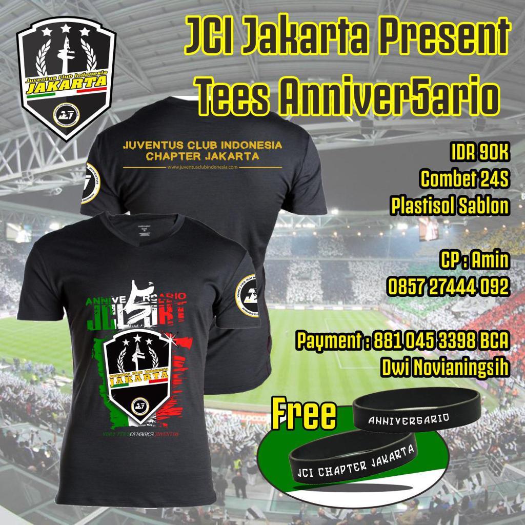 Open PO Tees AnniverSario <a href="/JCIJakarta_/">JCI Chapter JAKARTA</a> , untuk pemesanan bisa hubungi contact person yang tertera di poster ya.... :)