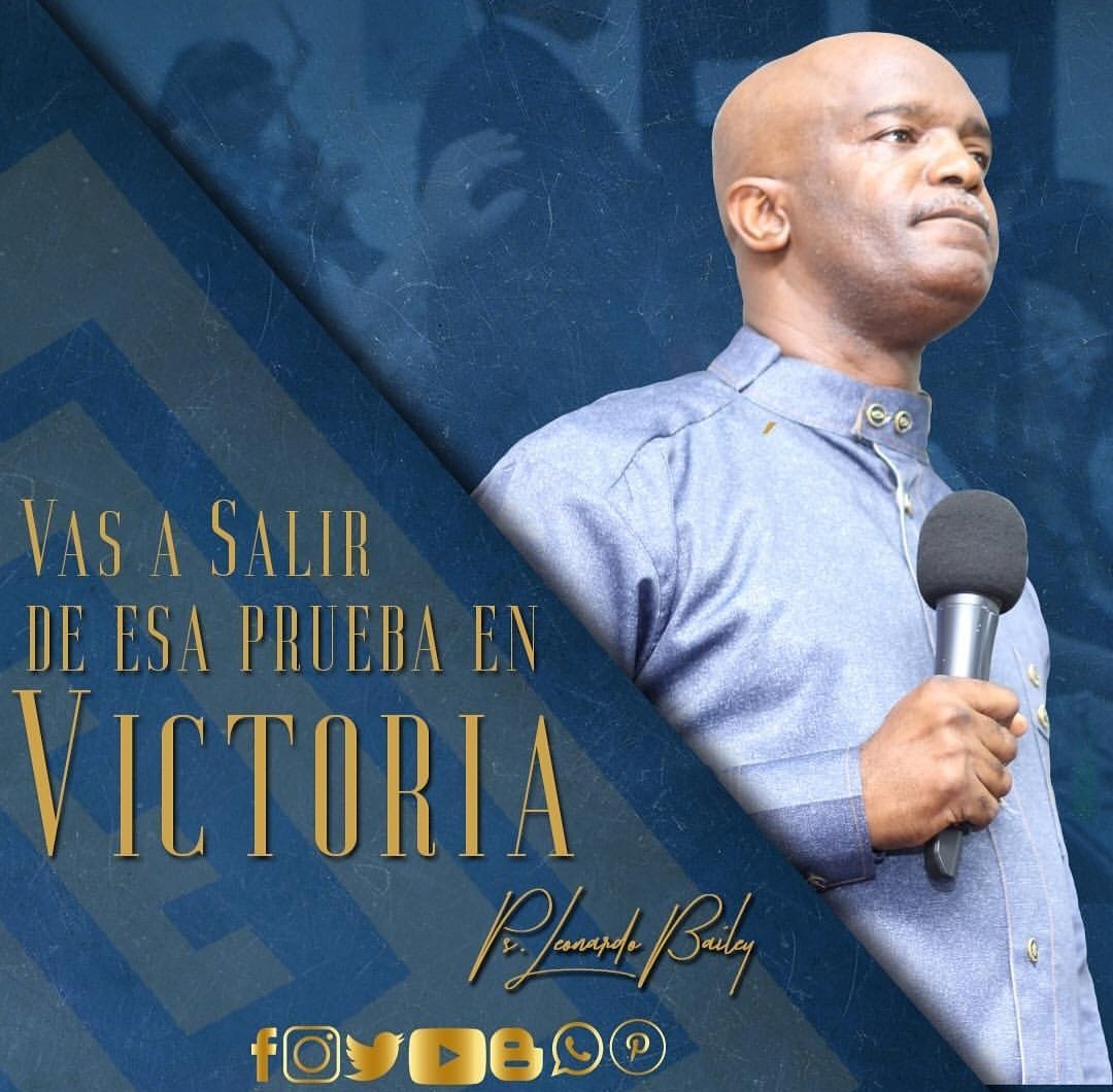 Vas a salir de esa prueba en VICTORIA, en el nombre de Jesús.
Y ahora twittea un “Amén” si tiene fe.
#imagendeldia #imagen #PastorBailey #GloriaDios #Bendiciones #HijodeDios