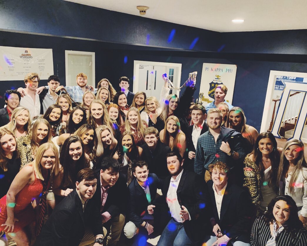 We had a great night with lovely ladies of Alpha Omicron Pi! #MyTieMixer