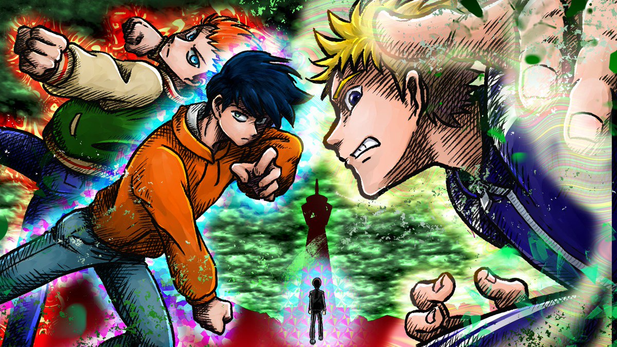 @mobpsycho_anime
#モブ_イラ所2
「応募規約に同意した。」
「バトル!」
アクションシーンが今からめちゃくちゃ楽しみです!