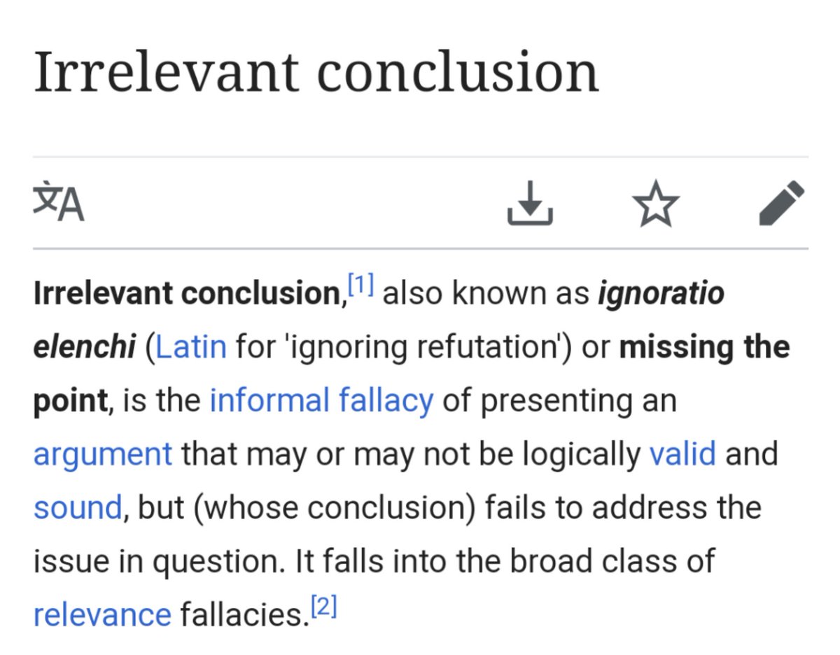 rankemroger's tweet photo. @ChiefsRegDunlop @CohensMus3 @AdamKingXV @BuckyIsotope Love to cite apocryphal quotes and commit logical fallacies at the same time https://t.co/mQzMgayMLB