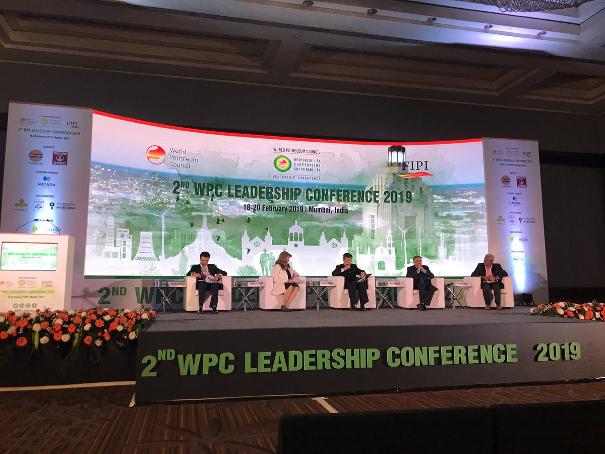 WPC_Energy's tweet photo. Dr Sun from @ief_dialogue introduced the Opening Plenary at the 2nd WPC Leadership Conference in #Mumbai on 19/20 February https://t.co/V5thyT2FSm @worldpetroleum @fipiind https://t.co/nwyKt98gVt