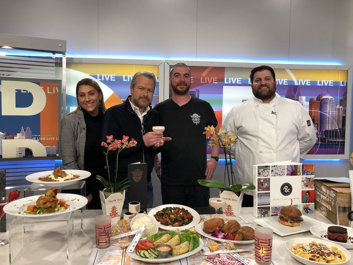 dinedrw's tweet photo. Thank you @JasonCarrTV and @4LiveInTheD for having us this morning along w/ our participating restaurants @24grille, @thepeterboro and @RedDunnKitchen 🍽 #dineDRW https://t.co/w57qyNHAhu