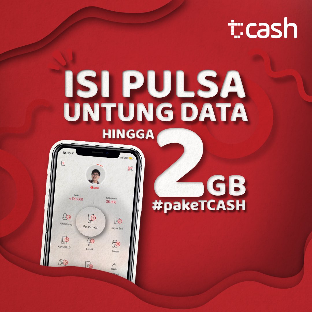 linkaja's tweet image. Gak usah cemas dengan kuota ngepas! Dapatkan bonus data hingga 2GB setiap kamu isi pulsa mulai dari 20rb. #pakeTCASH isi pulsa jadi lebih untung! S&amp;amp;K berlaku. Info selengkapnya: tsel.me/promotwt