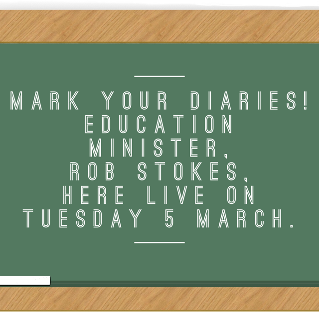 CCSPNSWACT's tweet photo. Join us on Tuesday 5 March at 10am for a Facebook Live event with .@RobStokesMP
#NSWVotes #NSWVotes2019 #education #10MinutesWithTheMinister
https://t.co/sbA18PwIgt https://t.co/skTaW0MyKb
