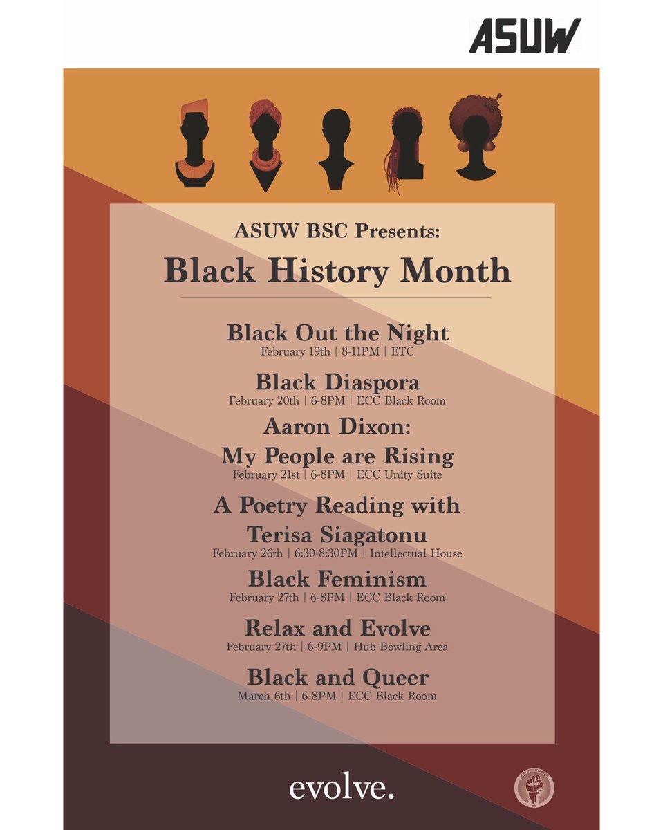 ASUWBSC's tweet photo. Let’s finish Black Histroy Month strong!!! Spread the word!! https://t.co/hD2Y2GtEYV