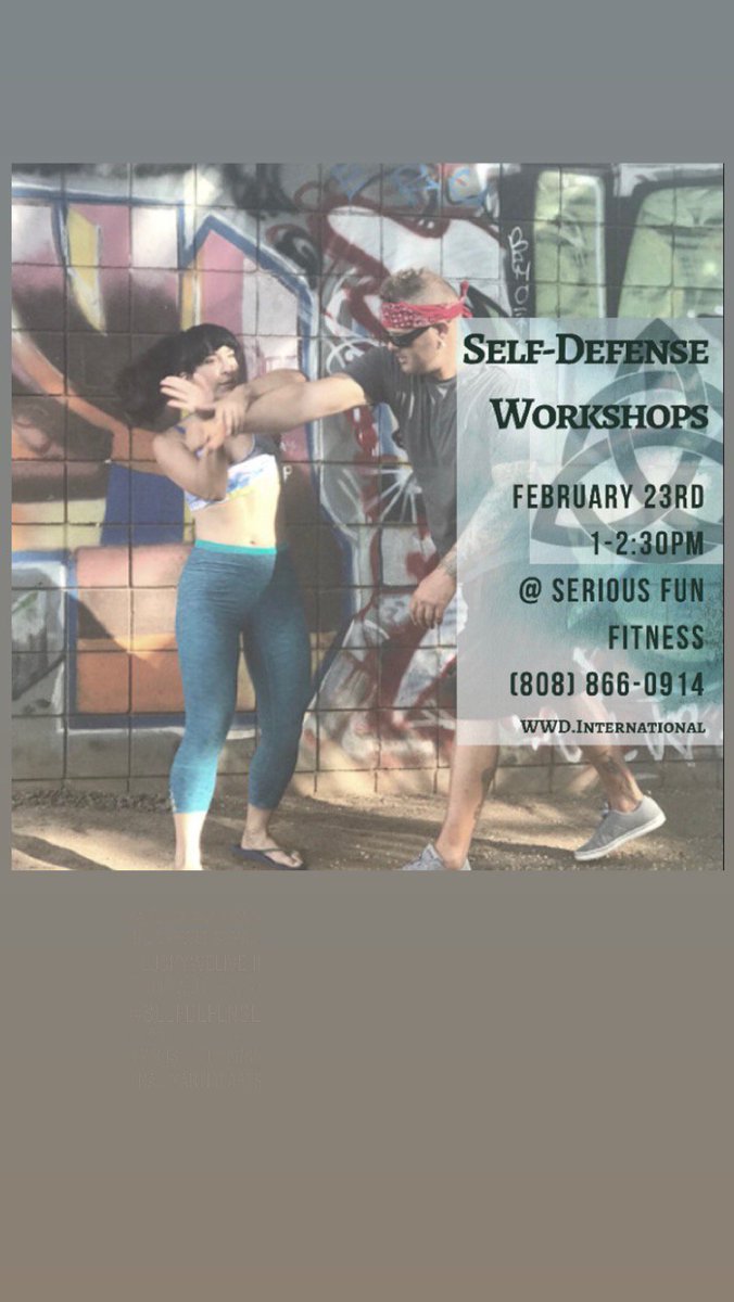 ElleLiveAction's tweet photo. READY???⠀
⠀
No 1 wants to deal with an attack, however it is important to be prepared! Come learn #JointManipulation, #JointLocks, & #PressurePoints. Pulling from multiple styles & pooling them into 1 workshops.
Join me for practical #SelfDefense for everyday living! #Maui https://t.co/G0H3PlHhCN