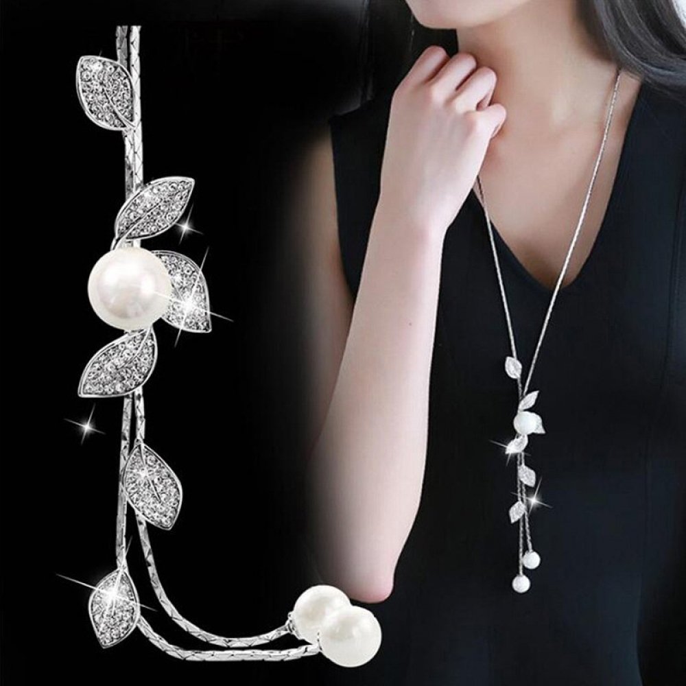 #hashtag4 Women’s Elegant Pearl Pendant Necklace