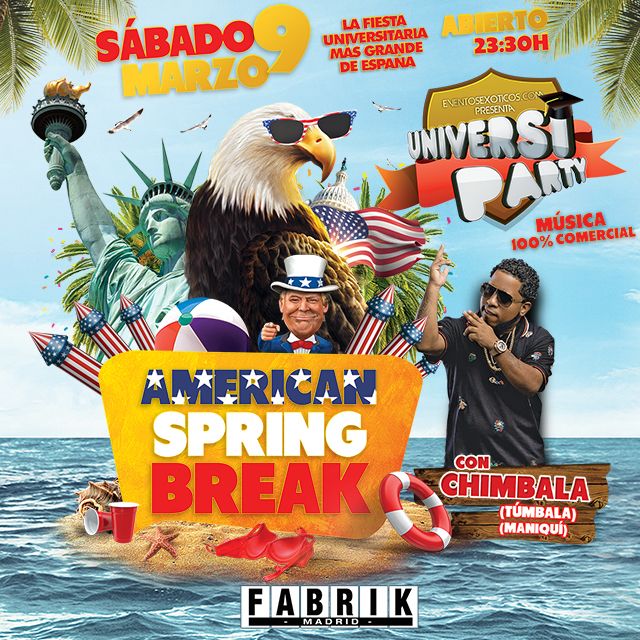 fabrikdiscoteca's tweet image. “RT” &amp;amp; ven gratis a #Universiparty Spring Break ✨ #sorteo