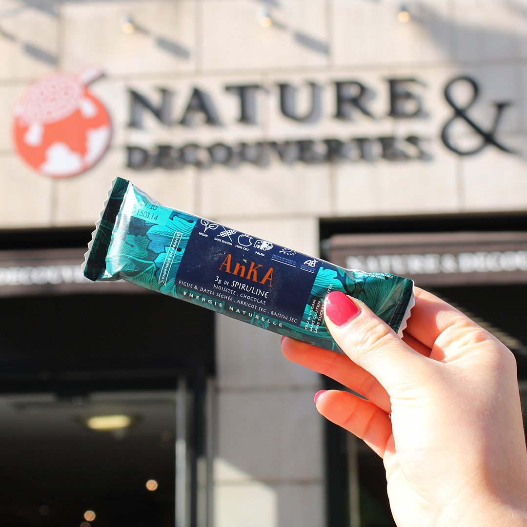 algo_bio's tweet photo. La Barre An'KA est désormais en vente dans tous les magasins @NetD_news en France 🇫🇷😃 

#foodtech #rawfood #mardiconseil https://t.co/HjDM3632t2
