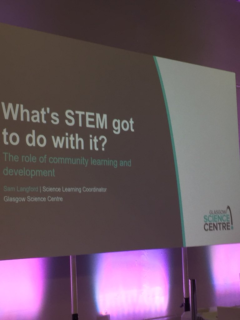 ssusanstewart's tweet image. #STEMCLD just about to get started