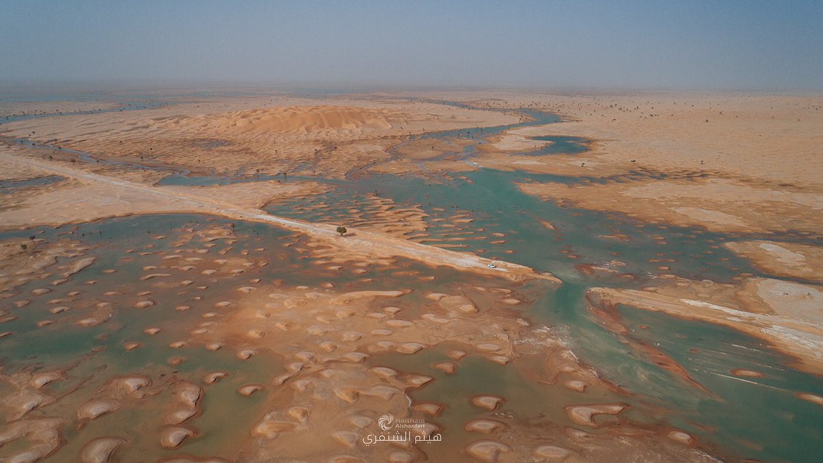 h_shanfari's tweet photo. لوحات فنية رصدتها عدستي في صحراء #الربع_الخالي في #السلطنة للظاهر النادرة التي قد لاتتكرر إلا بعد سنين طويلة سبق ونشرنا صور توثيقية واليوم انقل لكم لوحات بديعة و مختلفة عن السيول التي نزلت من صلاله إلى ولاية مقشن ودخلت على صحراء #السعودية  .. #بحيرة #رمال #شجرة #ظل https://t.co/r9snEwYTyE