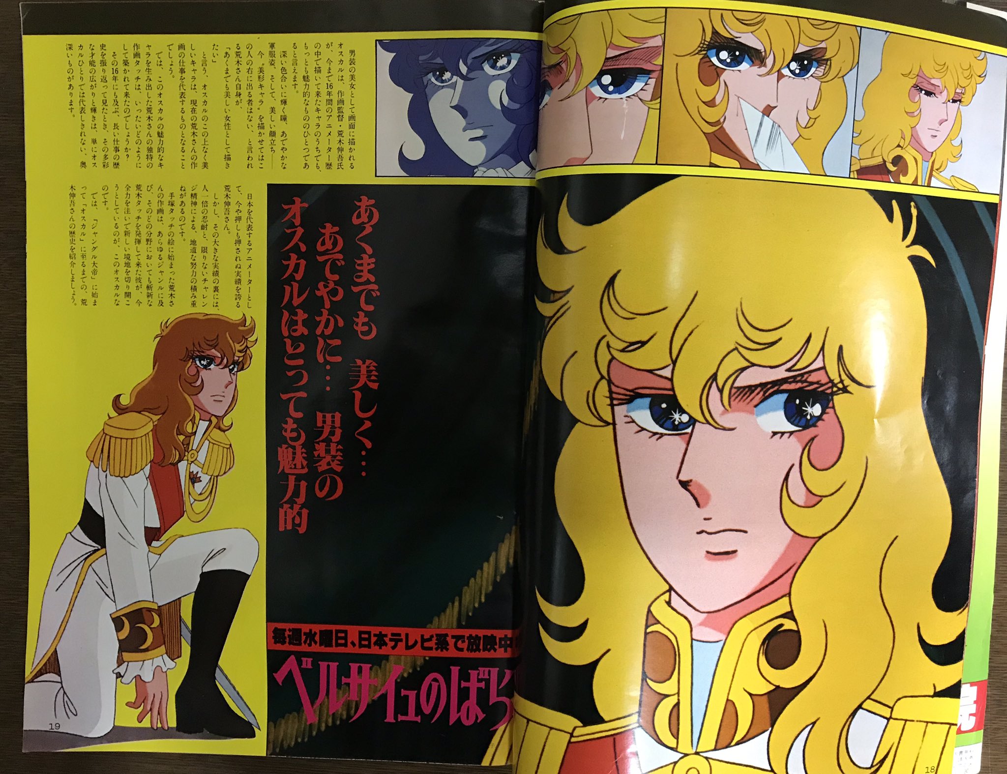 ベルサイユのばら セル画 オスカル 荒木伸吾 5