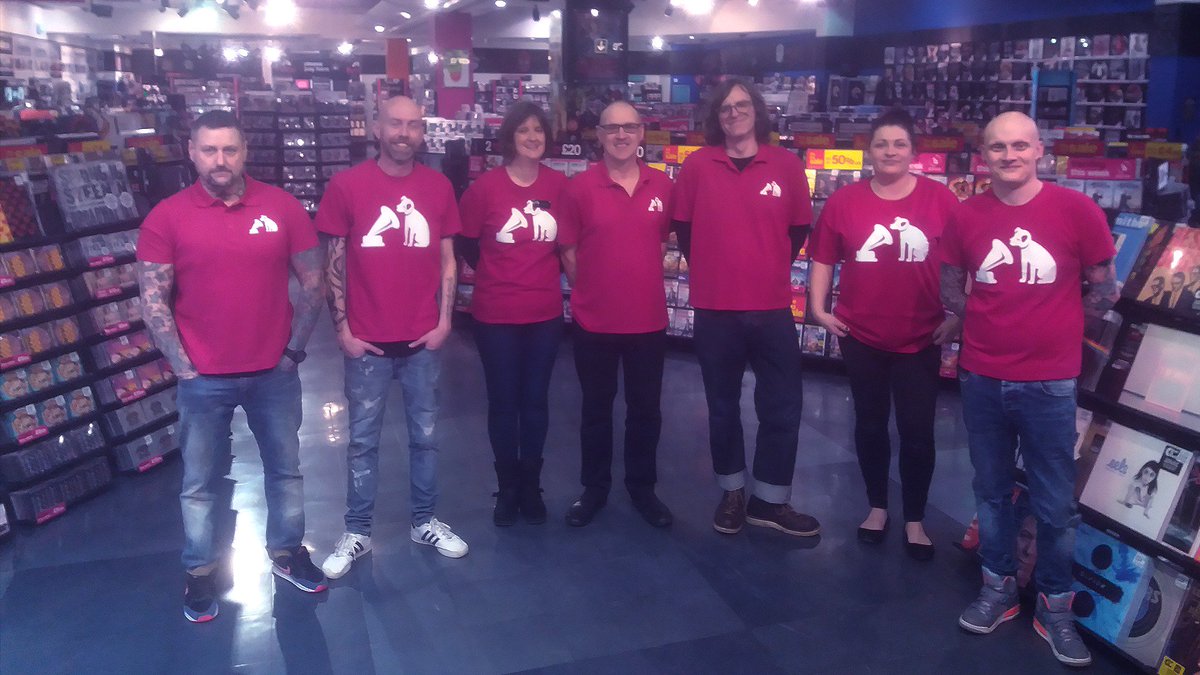 We're so stoked! The team have returned at @hmvMeadowhall and the store is now back open!