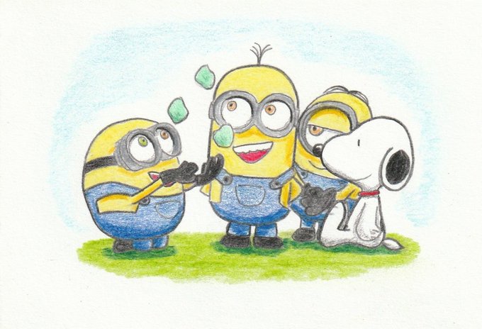 ミニオンズのtwitterイラスト検索結果 古い順