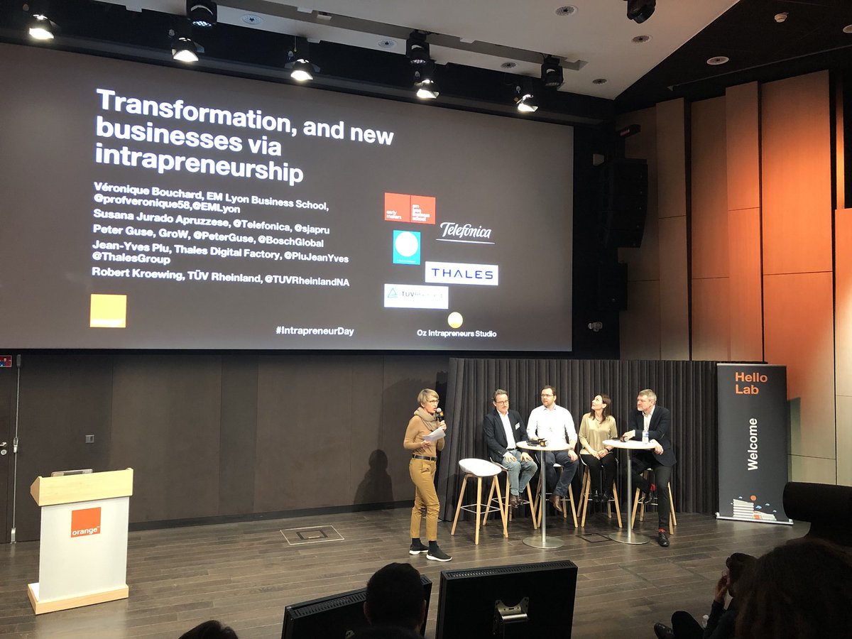 Très bonne perception des programmes d’intrapreneurs auprès des collaborateurs mais aussi du comex. #agilite #innovation #change #culture #business #growth
@profveronique58 @sjapru @Telefonica @PeterGuse @BoschGlobal @PluJeanYves @thalesgroup R.Kroewing @TUVRheinlandNA @NicoBry