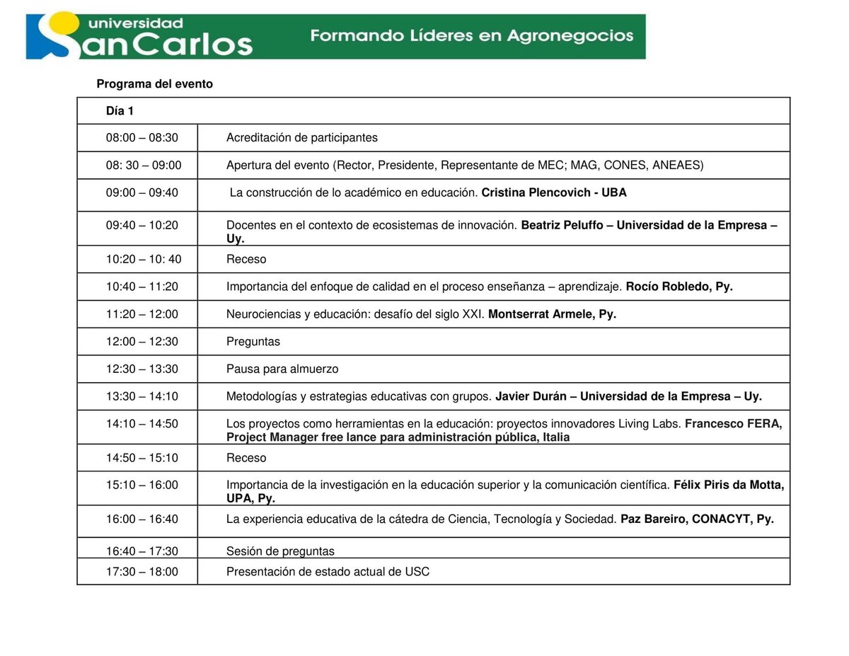 francofera's tweet photo. Viajando a #Paraguay para un simposio en agronomía. Traeré la exitosa experiencia de los #LivingLab #innovación #Projecting #Universidad #SanCarlos #Asunción https://t.co/Pc1SC3ufPa
