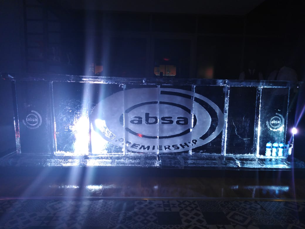 Our impressive branded 5 m ice bar for @AbsaPremNews Premiership to showcase the #SowetanDerby at the #FNBStadium last week.
#icebar #brandedicesculpture #iceart #icesculpture #eventdesign #evententertainment #eventprofs #eventplanning #eventmarketing #marketingcampaign
