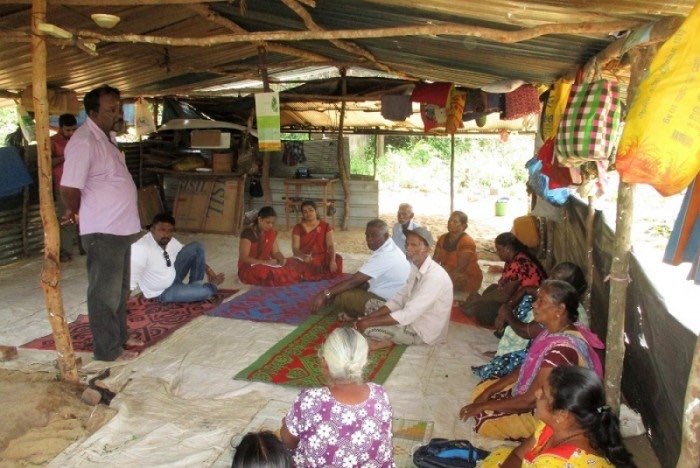 garikaalan's tweet photo. Day180:Residents of #Kanagar village in #Pothuvil whose entire village was illegally acquired by Wildlife Dept following displacement alleged authorities turned blind eye to address their demand to resettle them in their own village;most families are scattered across the region. https://t.co/LVsHAa4O9g