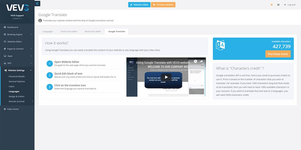 VEVS_Software's tweet image. Using Google Translate you can easily translate the content of your website to any language with just a few clicks.

How it works?
1) Open Website Editor
2) Quick Edit block of text
3) Click on the translate icon

#WebsiteEditor #GoogleTranslate