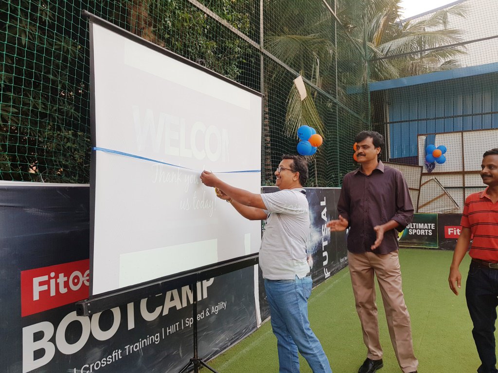 firstsource's tweet image. Celebrations galore! Firstsourcers in Chennai marked the regional launch of #fitSource, our global #health and #wellness initiative, with a friendly match of box cricket and badminton and of course, the customary cake cutting!