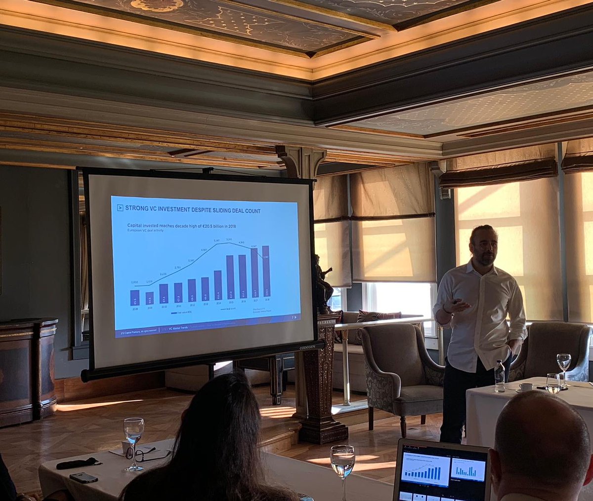 212vc's tweet photo. .@akarabey gives start to our Fund I LP Meeting 🎯 #212vc https://t.co/uM4h76v2L2