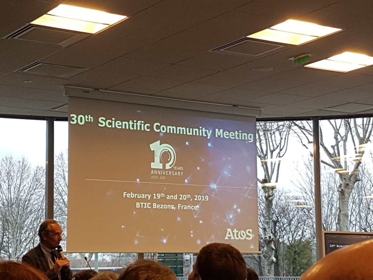 The 30th scientific community is about to start. Happy 10 anniversary to this insparing group @Atos @AtosBTIC #ScientificCommunity