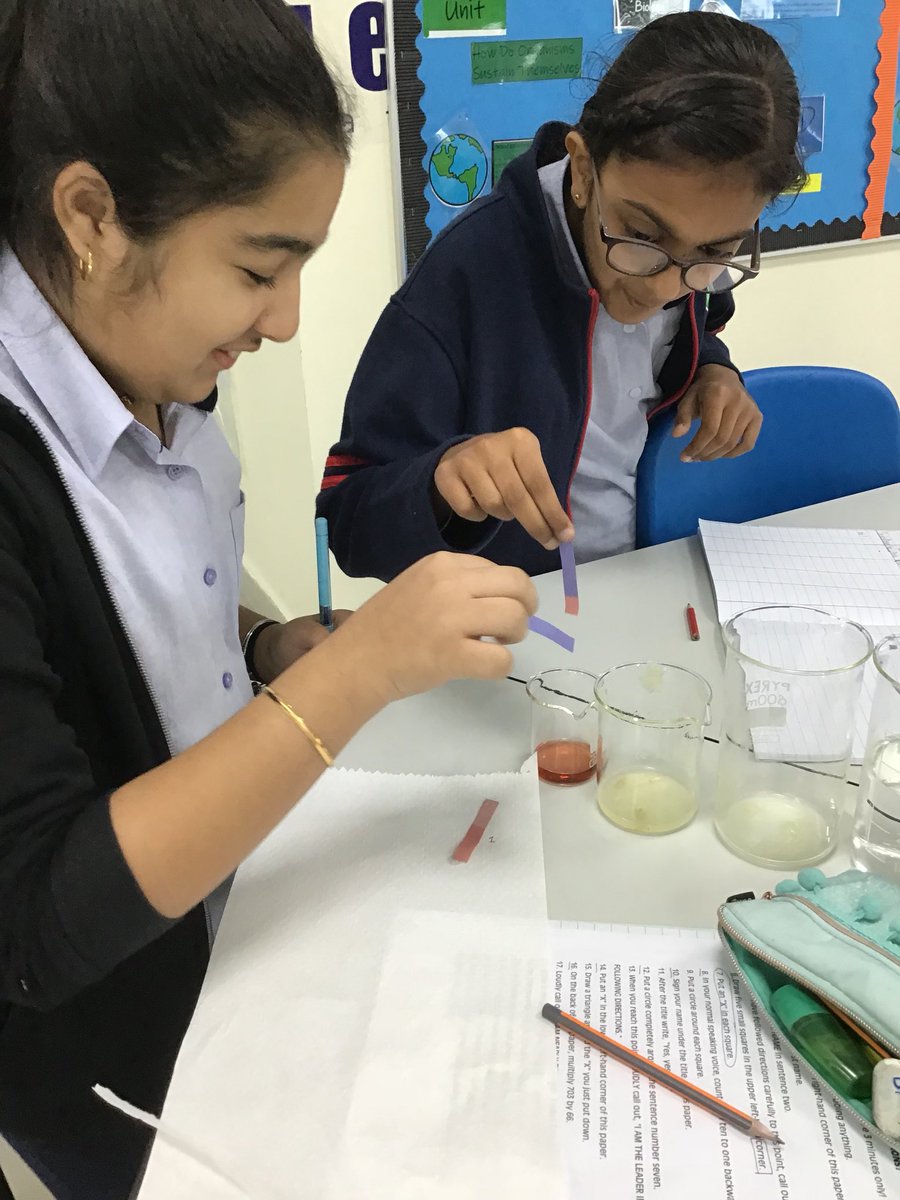 DIAB_Science's tweet photo. Our grade 6s thought our previous lesson was a bit basic. #BadSciencePuns #DIABScience #DIABChemistry #pHLab #AcidsAndBases #DIABGrade6 https://t.co/AlDyATsigV