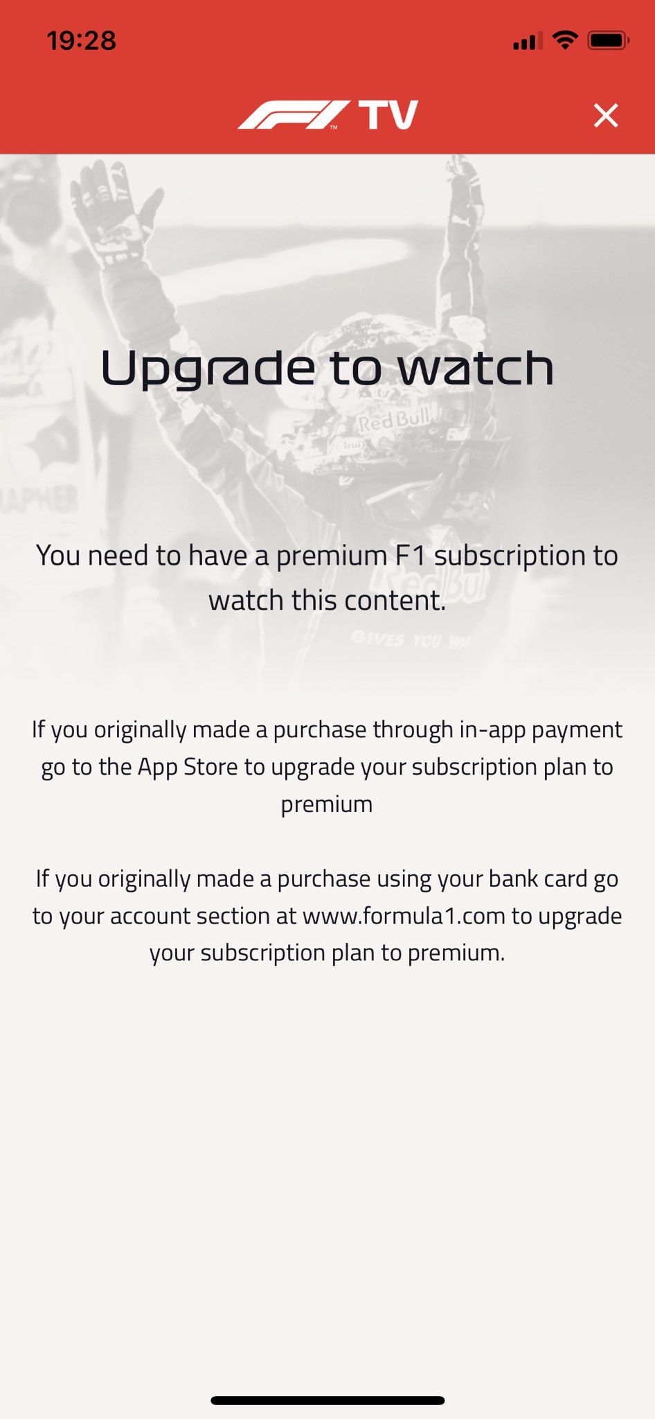 f1 tv subscription plans