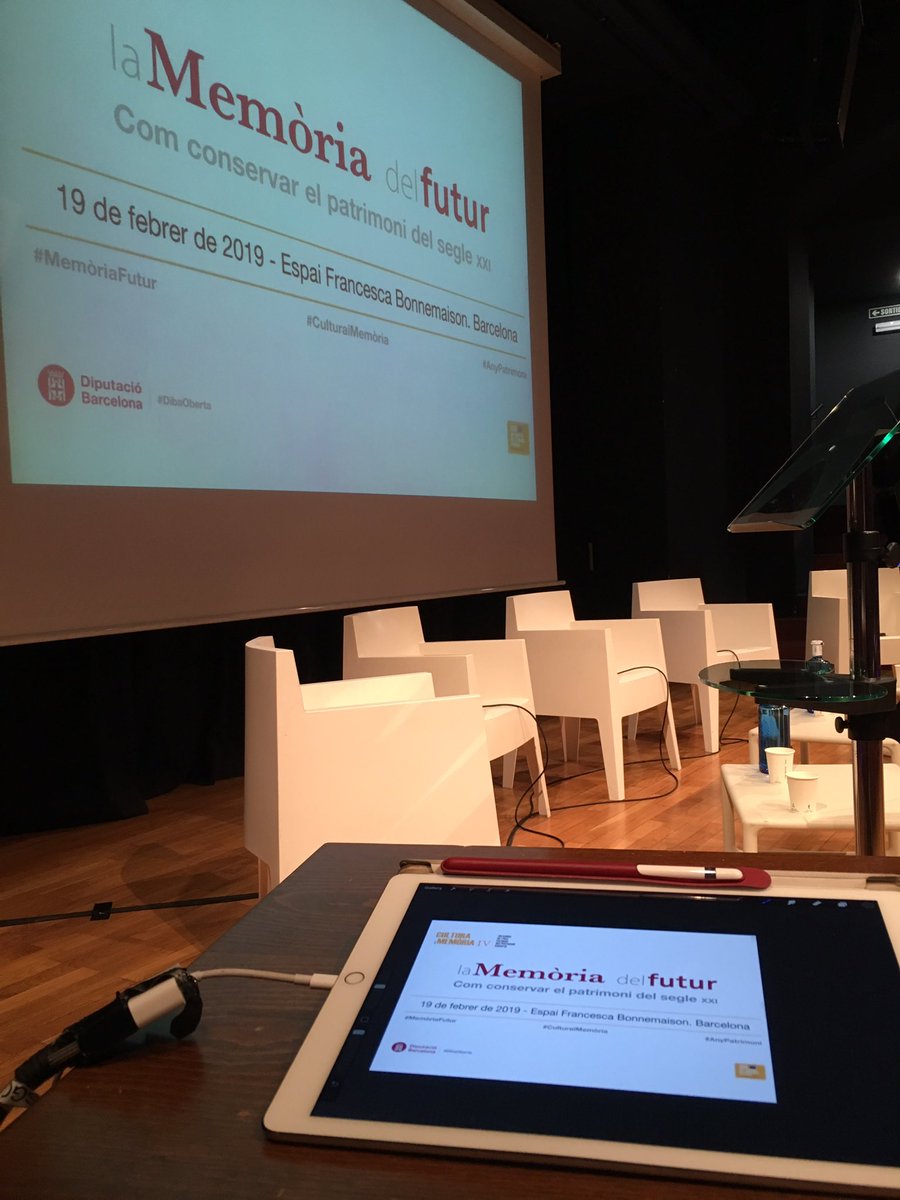 Tot preparat per fer la síntesi gràfica ! #memoriafutur, #culturaiMemoria, #AnyPatrimoni,