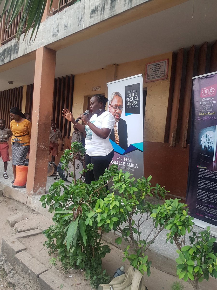 It is always a privilege to impact the young minds, thanks to #Hon Femi Gbajabiamila for proudly sponsoring this "Counselling sessions "  and donations of books to the schools, we hope to do more #impacting the scocity