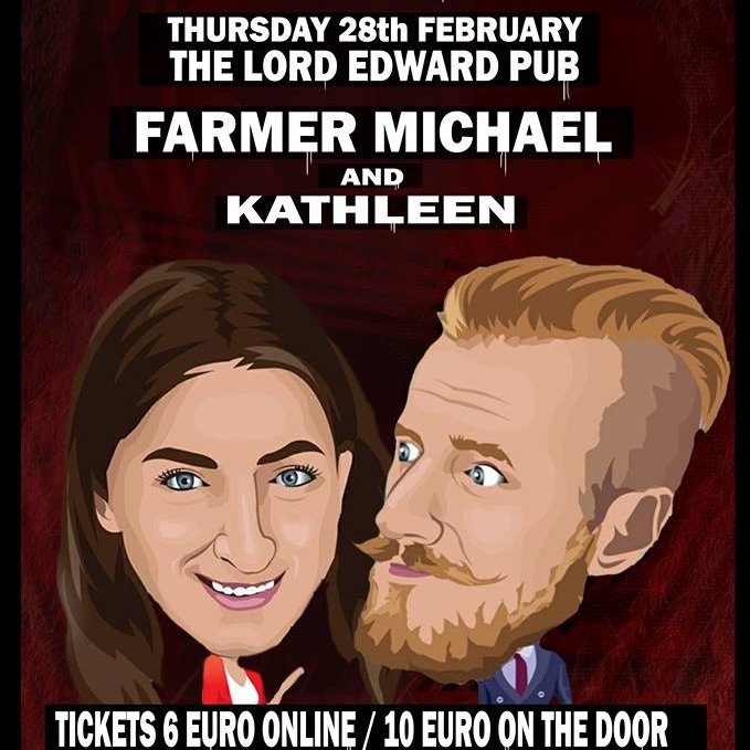 DantesComedyDUB's tweet image. 🔥February 28th 🔥 
🔥Farmer Michael and Kathleen🔥
#comedy #dublin #standup #dantes #dantescomedy #dantescomedyclub