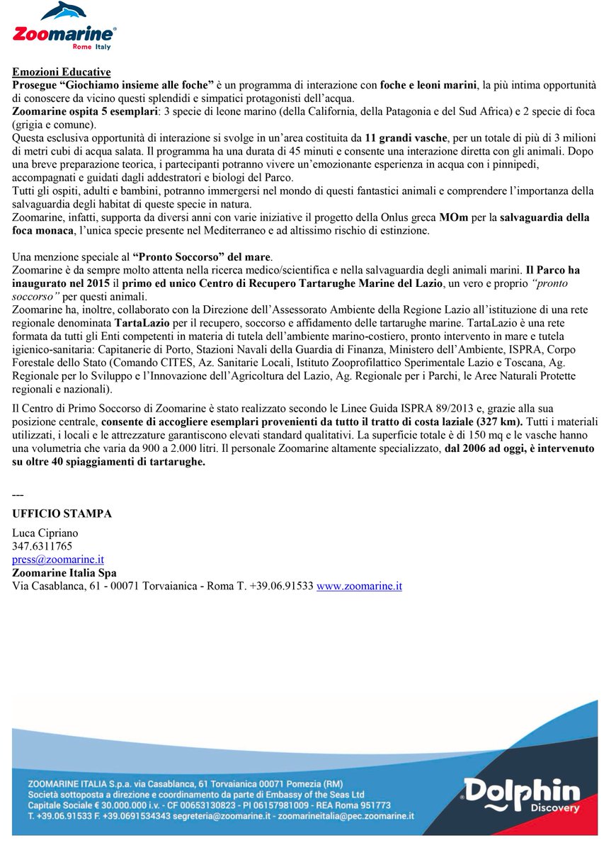 Zoomarine tweet media