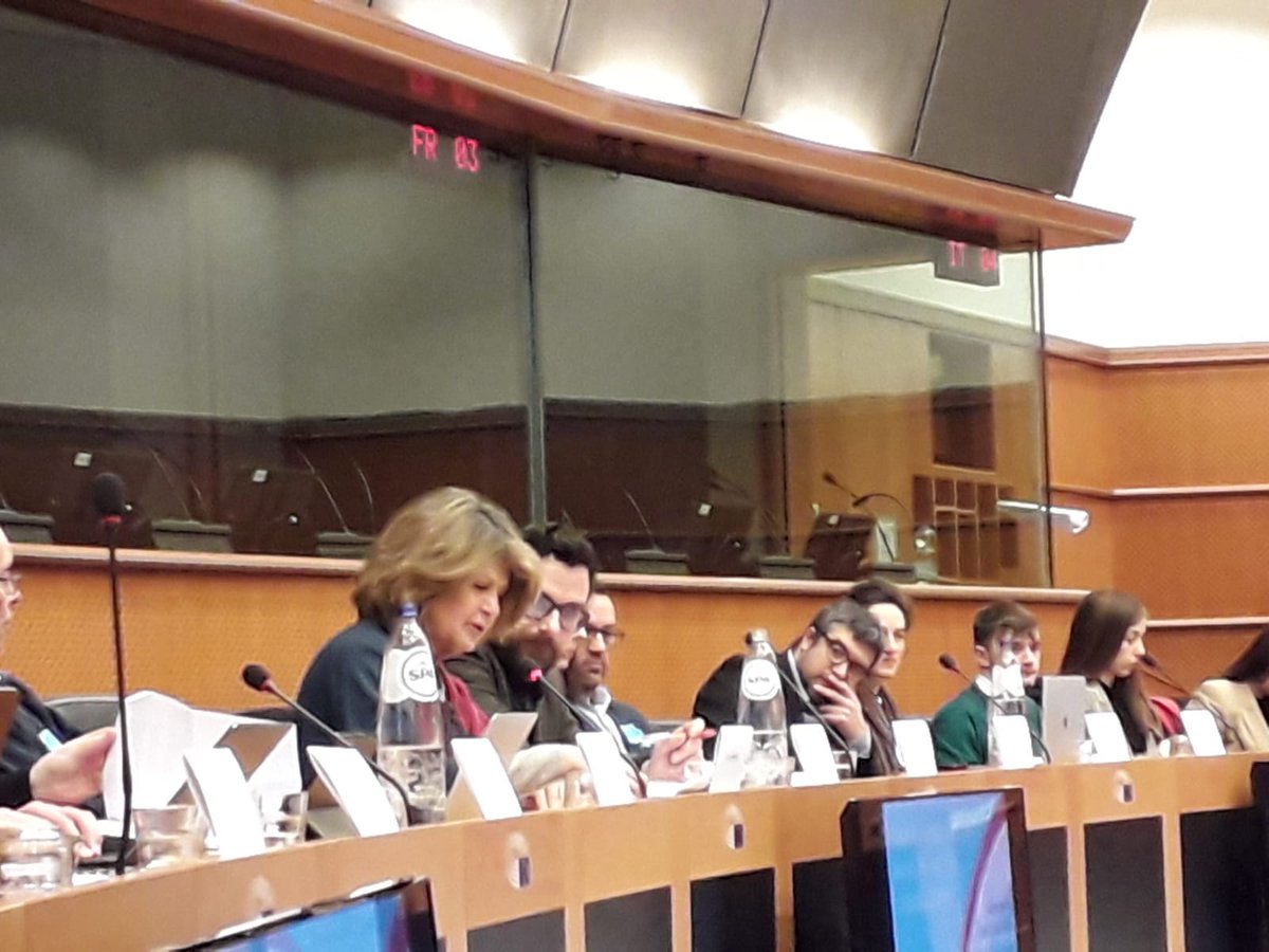 ACRplus's tweet photo. After the opening remarks by MEP @SilviaCostaEU , we are ready to discuss #circulareconomy in #education with our 3 panels of speakers. #CYCLElearning #CYCLEproject https://t.co/DYpsWHo8KT