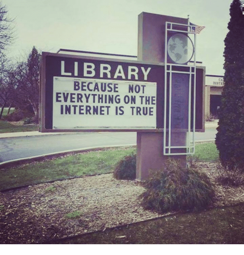 nclanlibrary's tweet image. #toptipTuesday Check your facts. #libraryhelp #libraryinfo