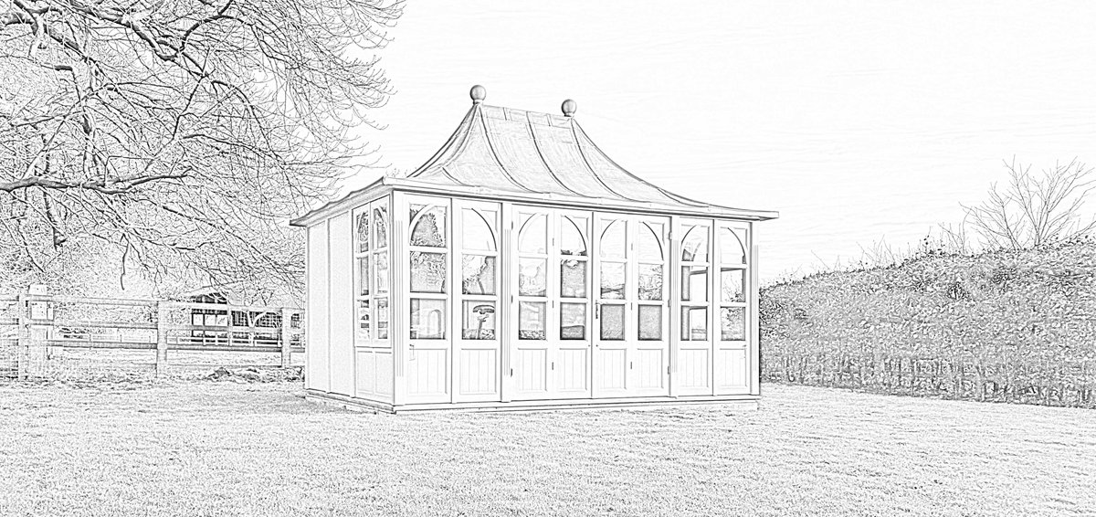 Start with a #Summerhouse sketch, we can turn a dream into reality! #NotJustAnyOldSummerhouse