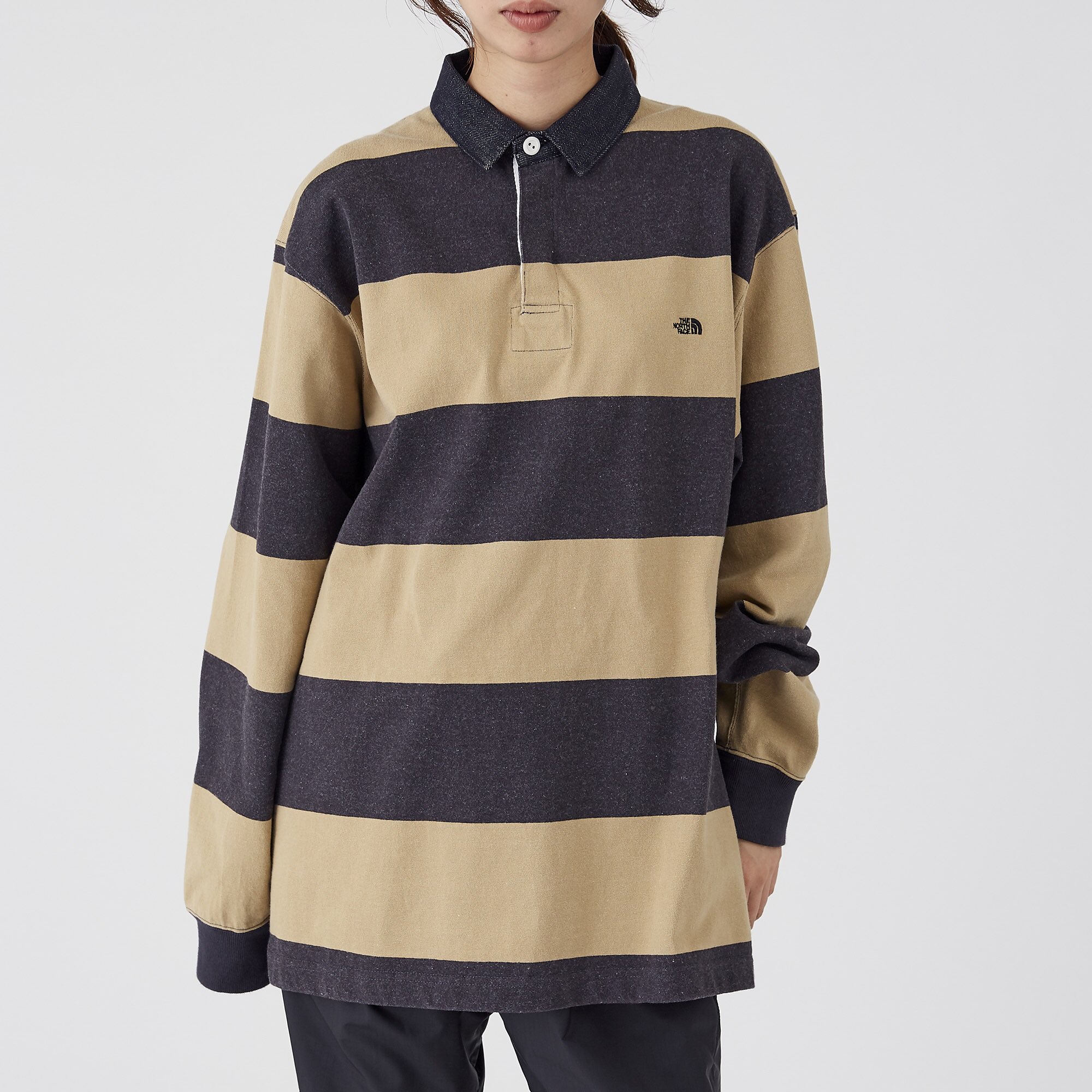 The north face purple label big store rugby shirt The north face purple label big store rugby shirt
