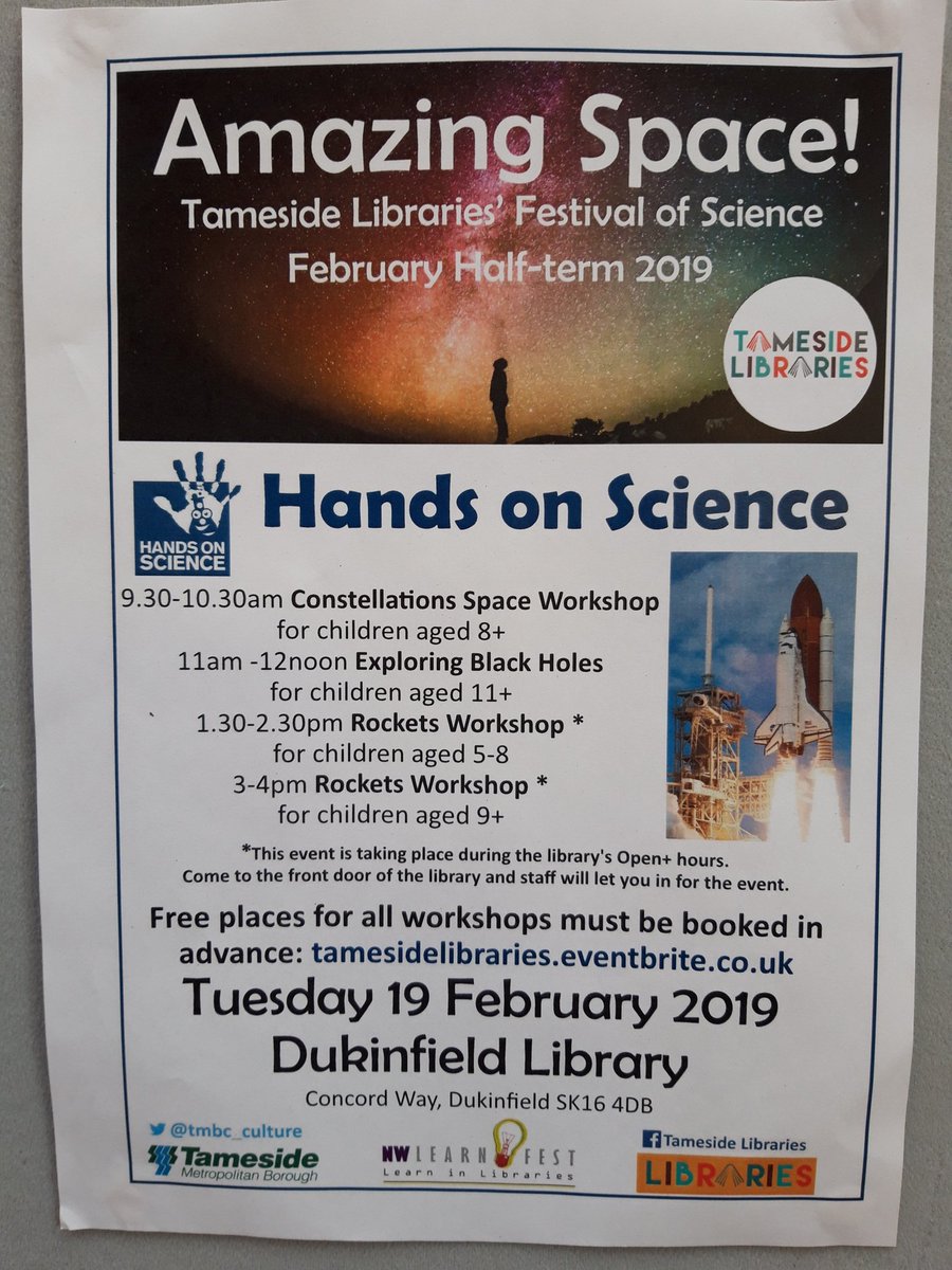 Just found a poster for our Amazing Space workshop day in Dunkinfield Library!! <a href="/hands_science/">Hands-On-Science</a> @tmbc_culture #STEM #SciComm