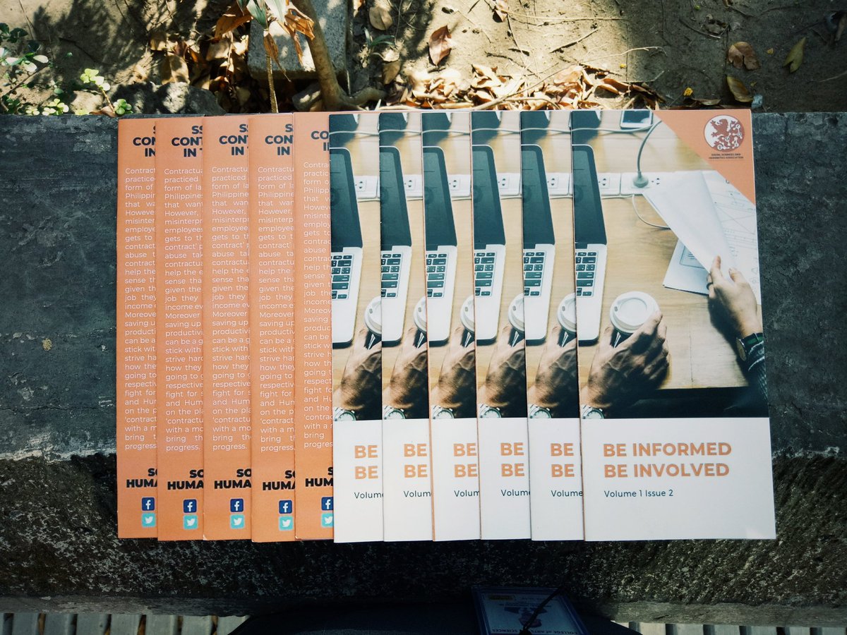 ssha_sbu's tweet photo. Want to be informed and involved on the issue of 'Contractualization' especially here in the Philippines? Don't miss the chance, grab your copy now!
#ContractualizationIssue
#BeInformedBeInvolved https://t.co/ijRkLUaN4X