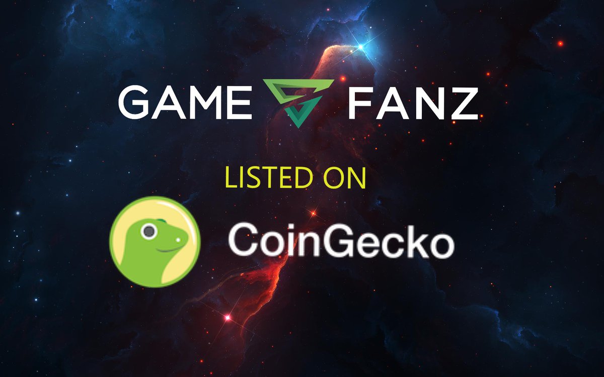 🎮 GAME FANZ ( GFN ) LISTED ON <a href="/coingecko/">CoinGecko</a> 

❓ What is Coingecko❓
CoinGecko provides a fundamental analysis of the crypto market. 

🦎 Visit GFN on Coingecko : 
coingecko.com/en/coins/game-…

☀️ Game Fanz website : 
gamefanz.io

#gamefanz #gfn #ethereum #bitcoin #trading