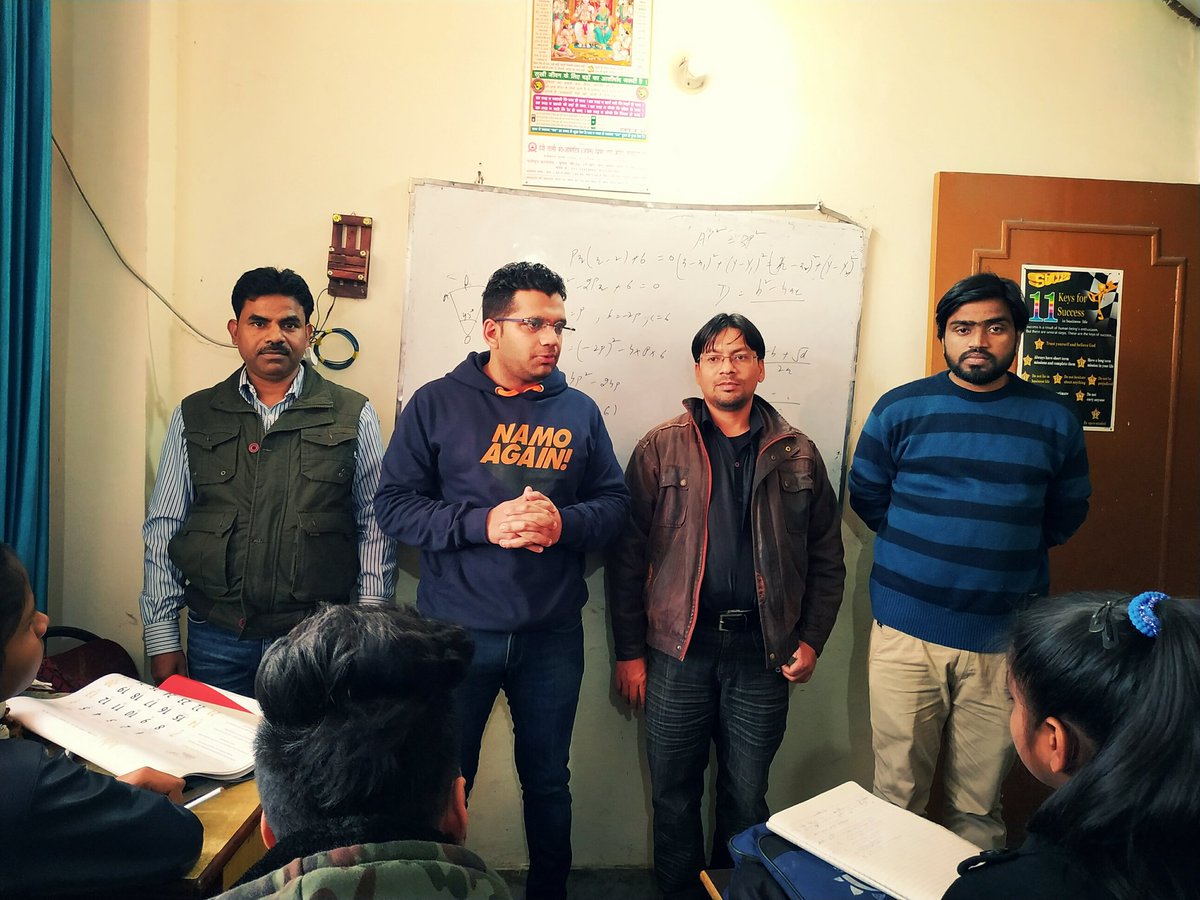 MohitsharmaBJP's tweet image. Distributed #ExamWarrior Book of Prime Minister @narendramodi  to Students of I.P Extension for their Exams &amp;amp; Have words on Modi Government&apos;s Devlopment Work in Last 4.5 Years. 
Thank You @kuljeetschahal Ji for this Initiative.
#PMModiFor2019