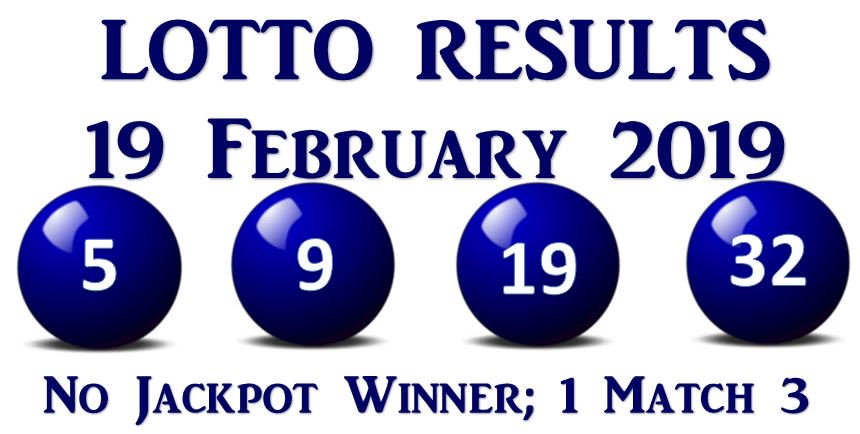 lotto february 19 2019