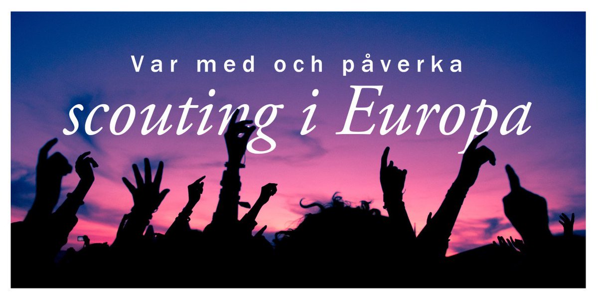 Vill du vara med och uppleva stämma, beslut och påverkan inom världsscoutsorganisationerna?

Sök till svenska delegationerna för WOSM:s och WAGGGS:s Europakonferenser! De hålls i slutet av augusti i Split, Kroatien. 

Läs mer och ansök på bit.ly/2ttg16R 👍
